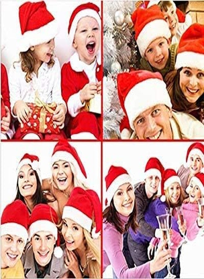SAMARIYA Santa Christmas Cap for Kids and Adults, Free Size, Christmas Cap Men and Women Christmas Party Celebration (Pack of 11)… - Image 3